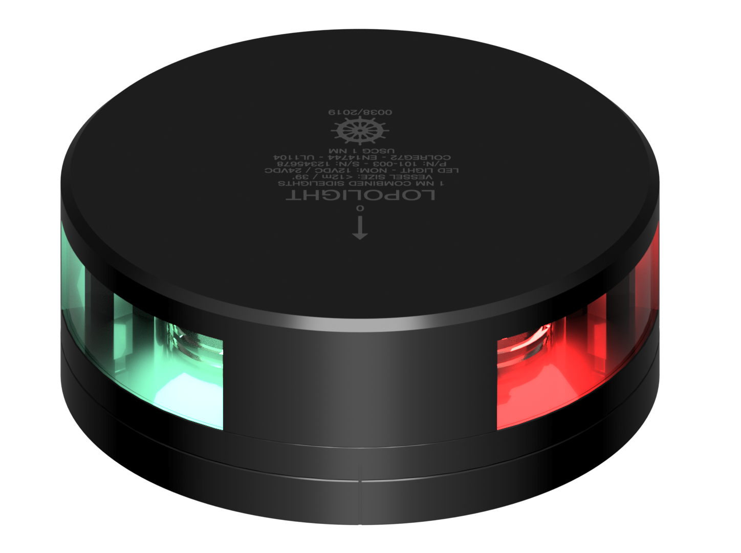 2nm 2x112,5° Red/Green Side, black w/FB, Ice-class 2nm 2x112,5° Red/Green Side, black w/FB, Ice-class